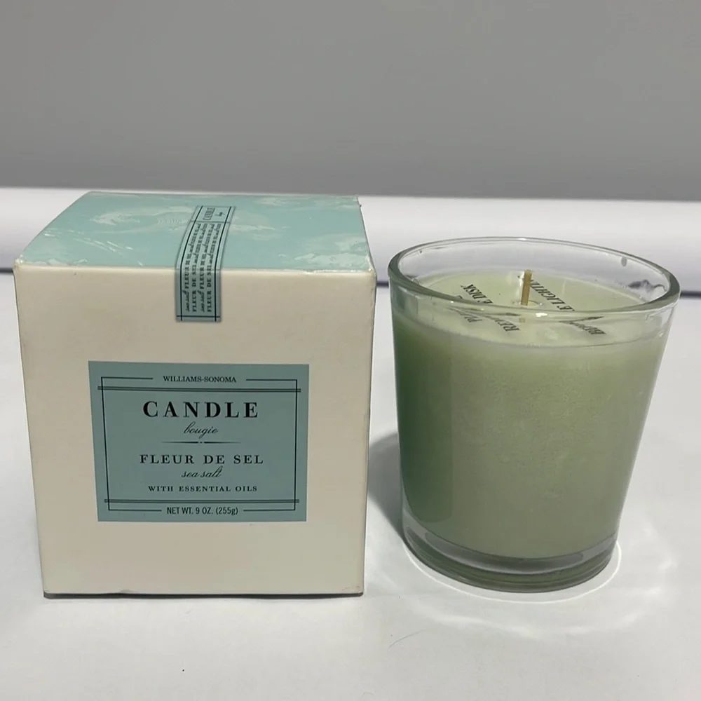 Williams Sonoma Essential Oils FLEUR DE SEL Candle